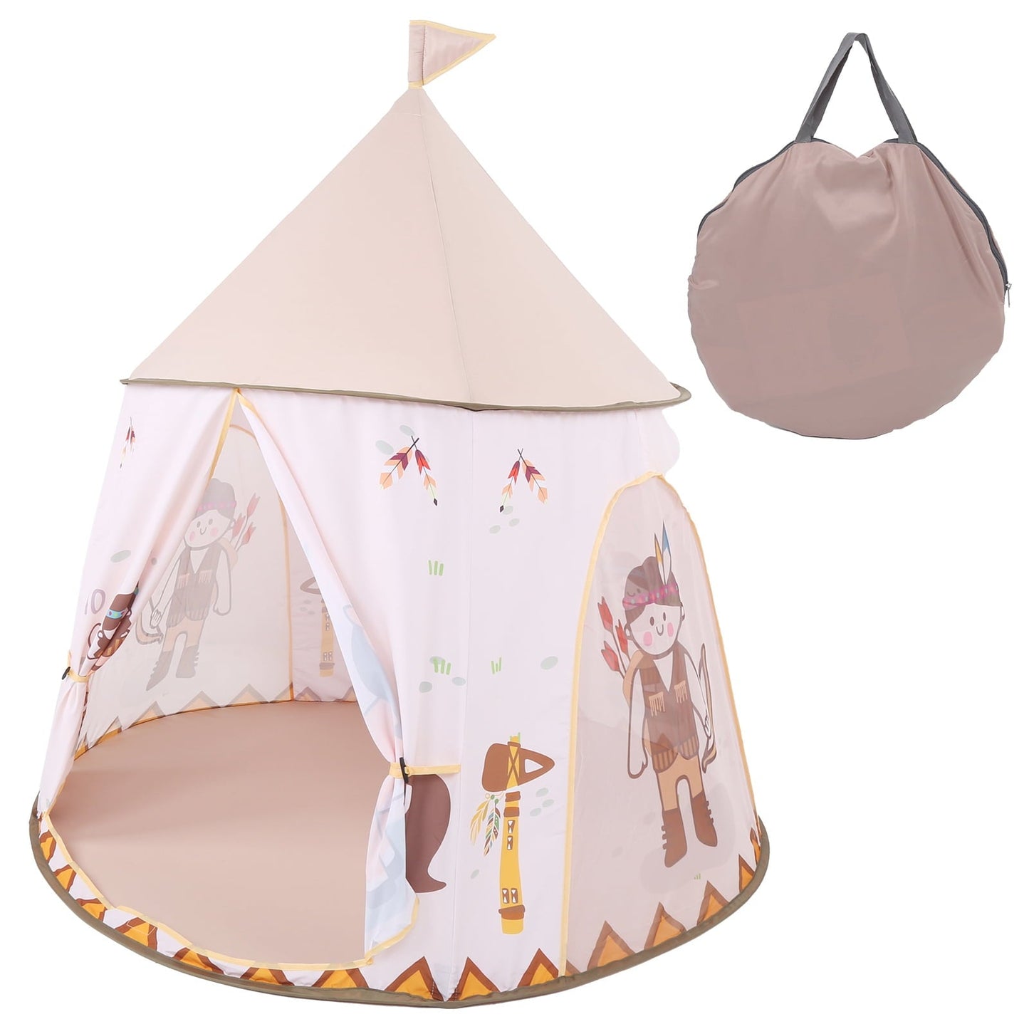 2024 Kids Play Tent Lightweight Portable Easy Installation Safe Soft Exquisite Comfortable Playhouse Tent for Indoor Outdoor