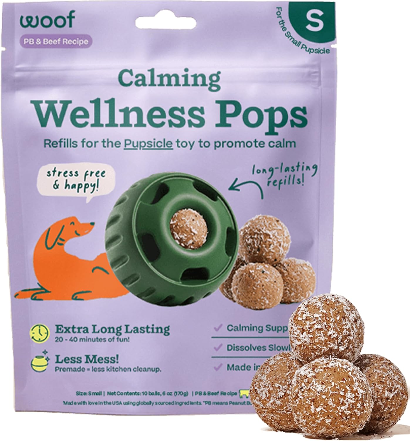 WOOF Calming Wellness Pops