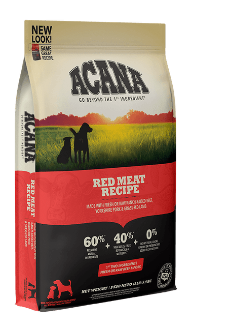 ACANA Red Meat Formula Grain Free Dry Dog Food