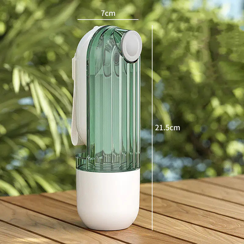 2 in 1 Pet Feeding Bottle Green